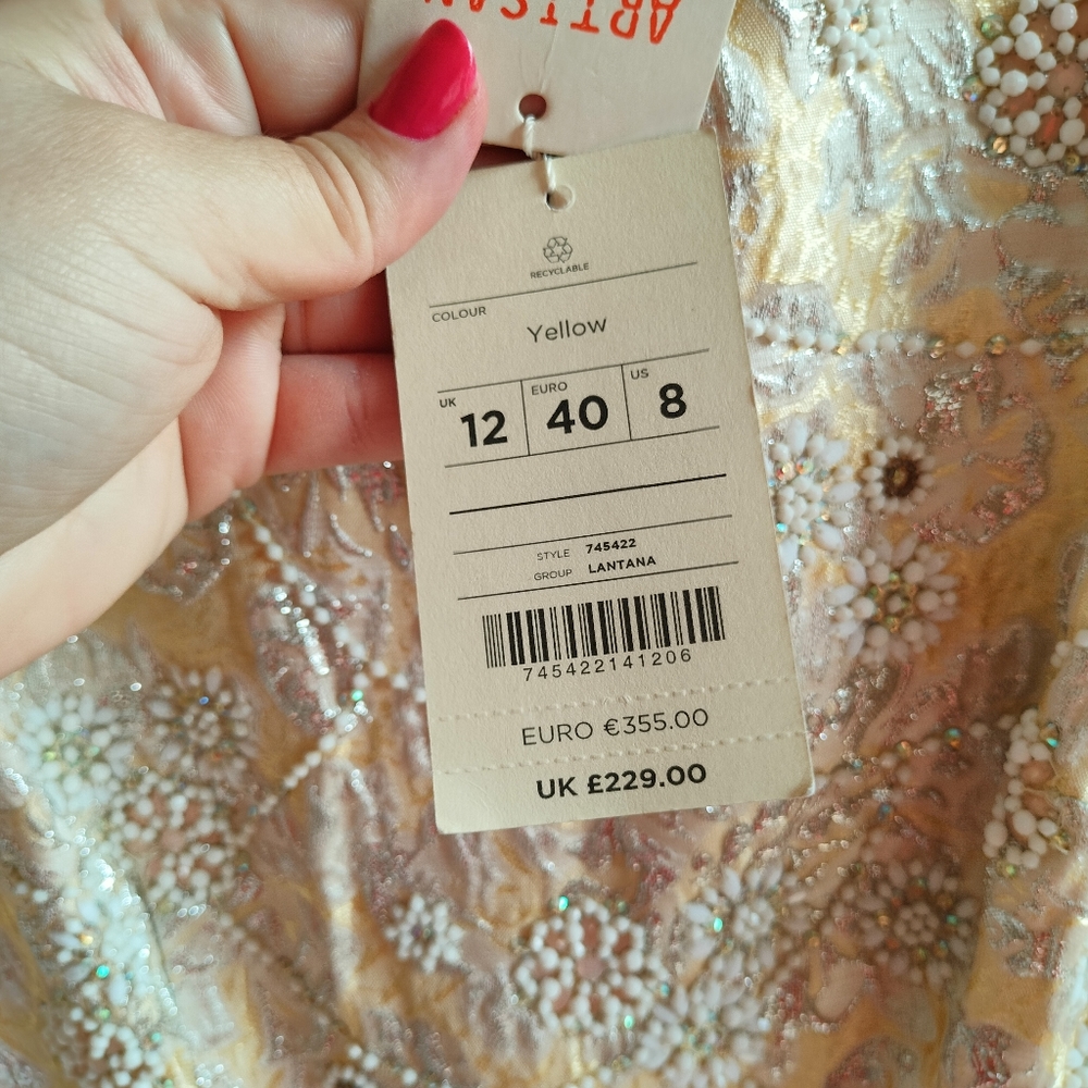 Monsoon UK Embroidered Dress New with Tags - Picture 3 of 17